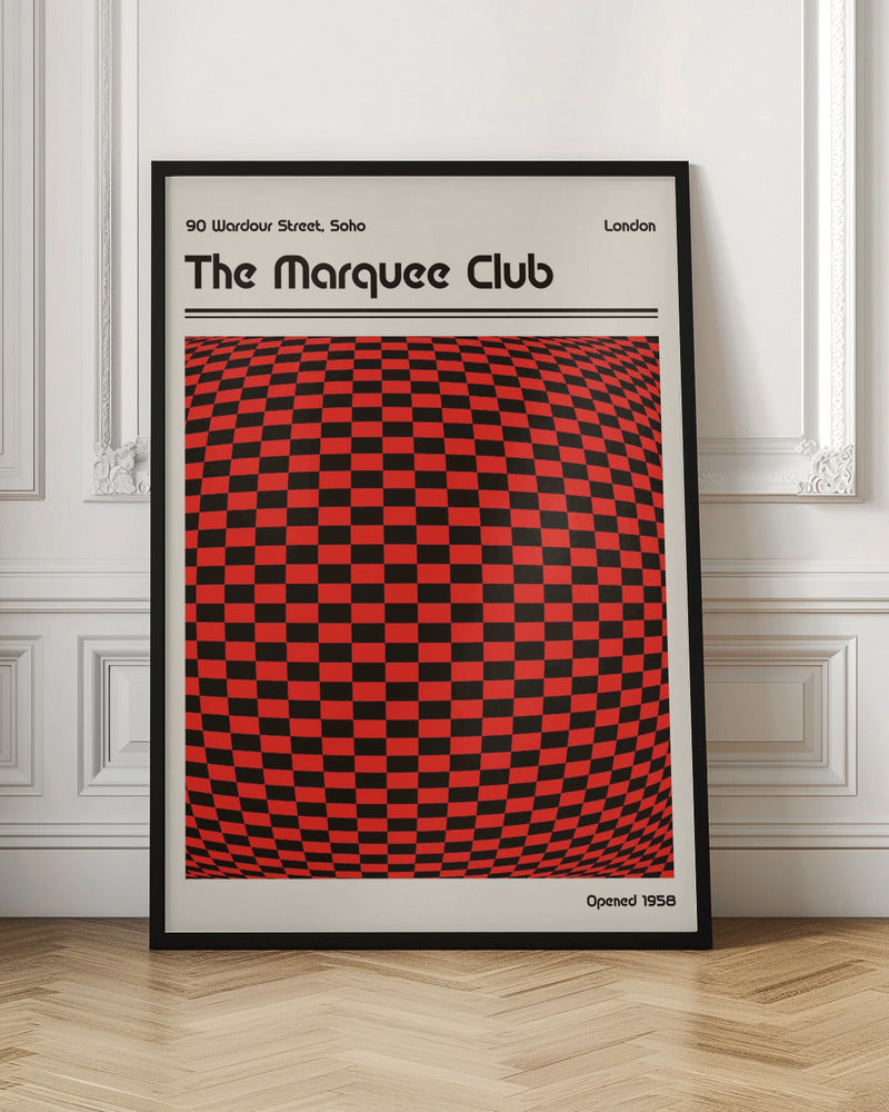 Marquee Club Retro Poster