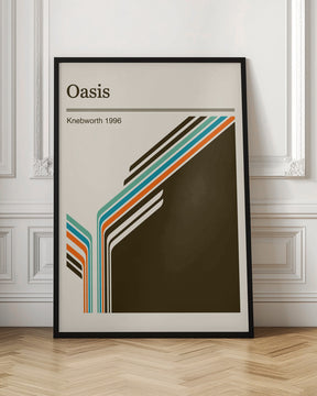 Oasis Retro Gig poster Poster