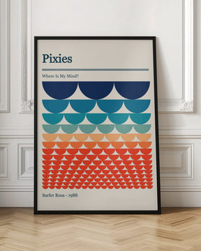 Pixies Retro gig poster Poster