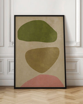 Abstract Forms Nude Poster