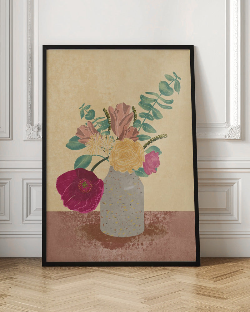 Arranged Flowers Poster