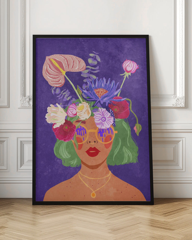 Flower head Poster