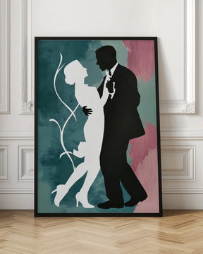 Elegant Couple Dancing Poster