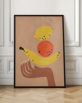 Fruits in my hand Poster