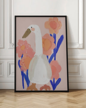 Goose At Spring Poster