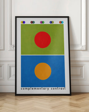 Bauhaus complimentary contrast Poster