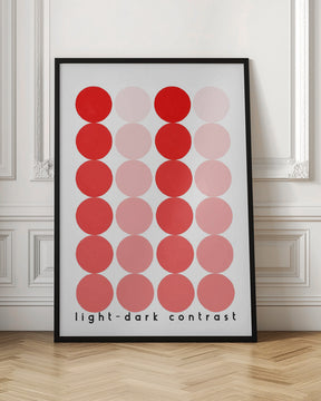 Bauhaus light-dark contrast Poster