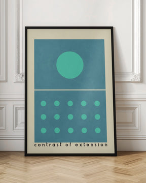 Contrast of extension Poster