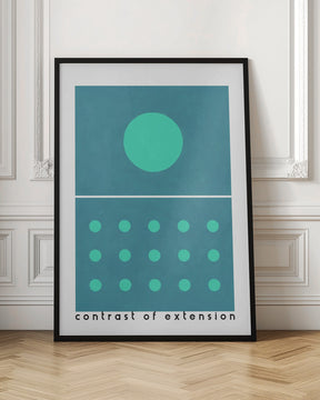 Contrast of extension Poster