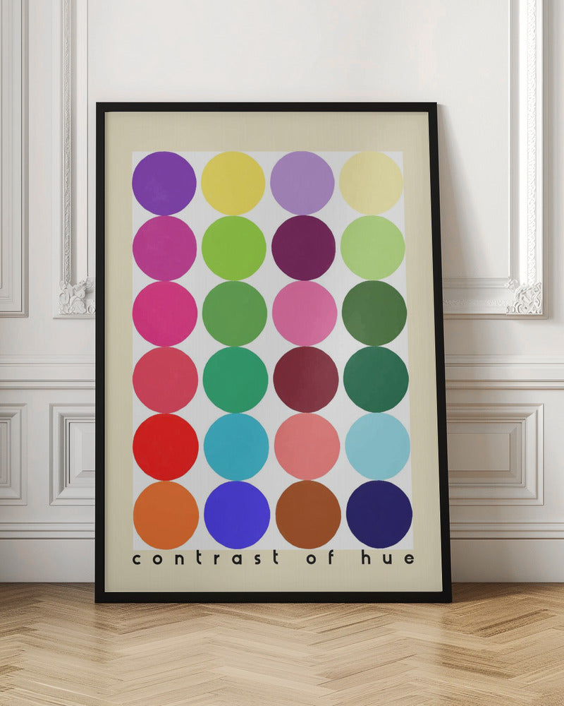 Contrast of hue Poster