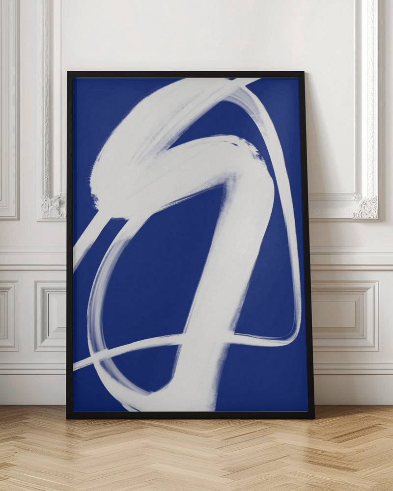 White wave no 4 Poster