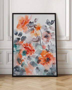 Watercolor Floral No. 2 Poster