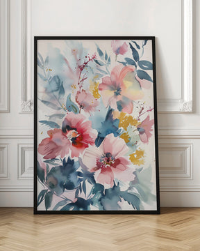 Watercolor Floral No. 4 Poster