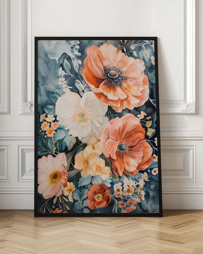 Watercolor Floral No. 7 Poster