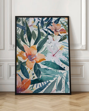 Watercolor Floral No. 9 Poster