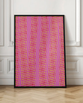 Pink Dots Pattern Poster