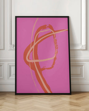 Pink wave no 10 Poster