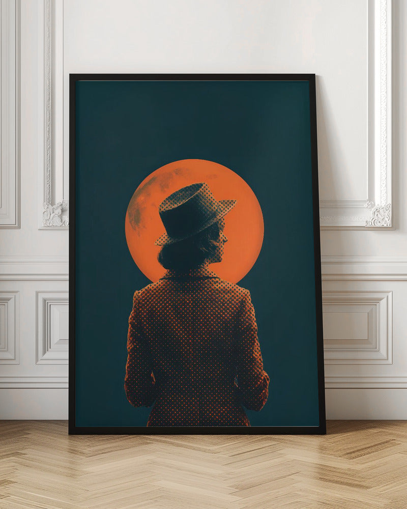 She and the Moon Poster