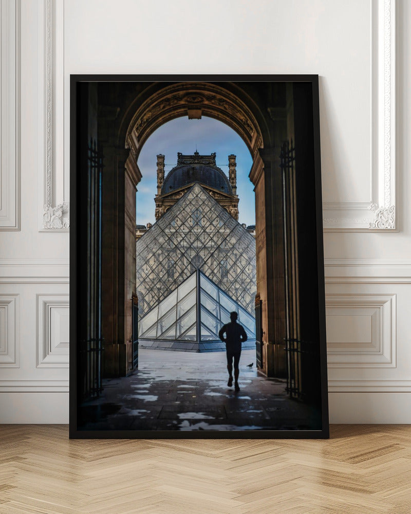 louvre pyramid Poster