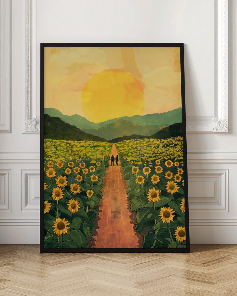 Sunflower Plantation Poster