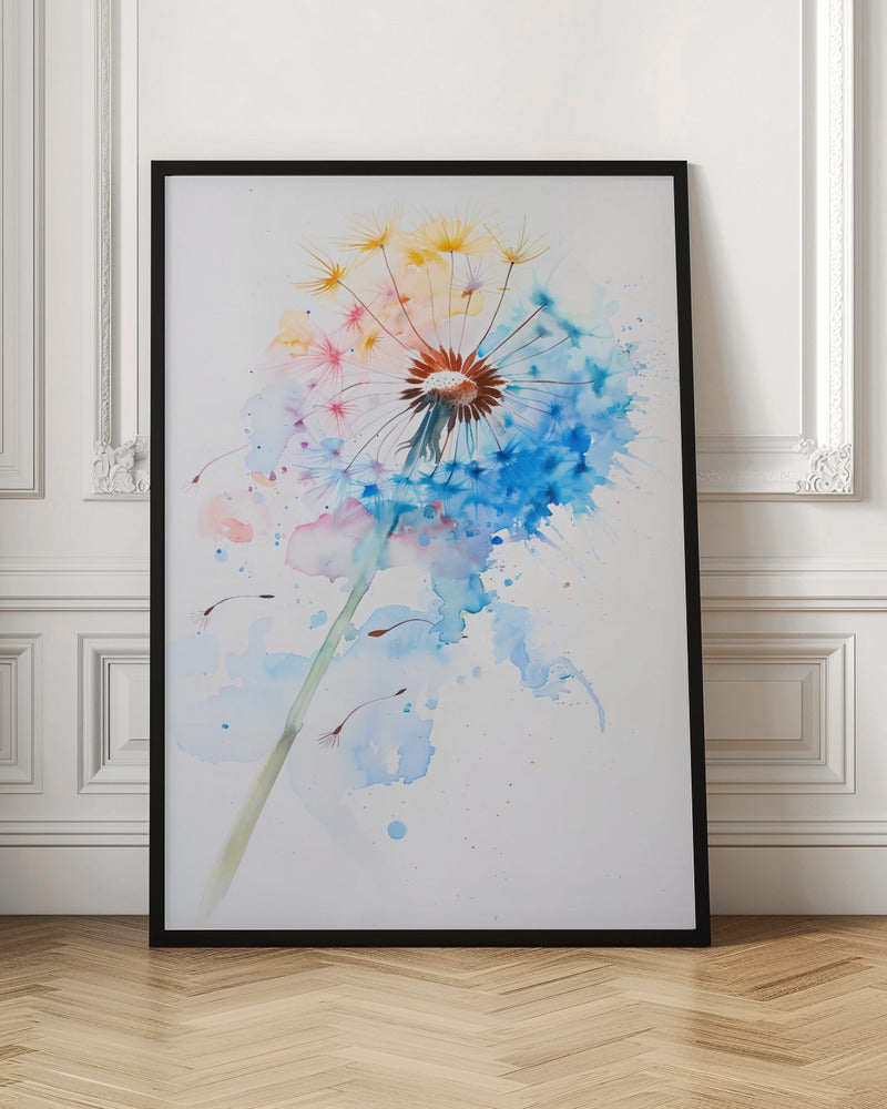 Abstract Dandelion Poster