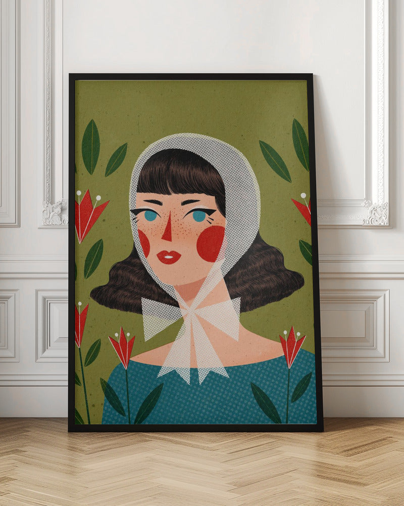 Retro Portrait Poster