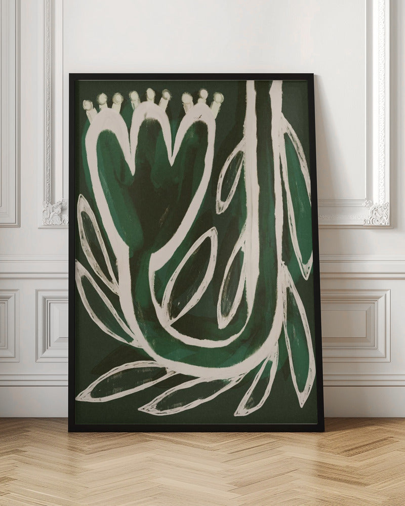 Upwards (Green) Poster