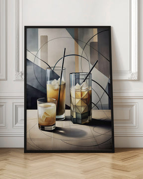 Cubist Cocktails Poster