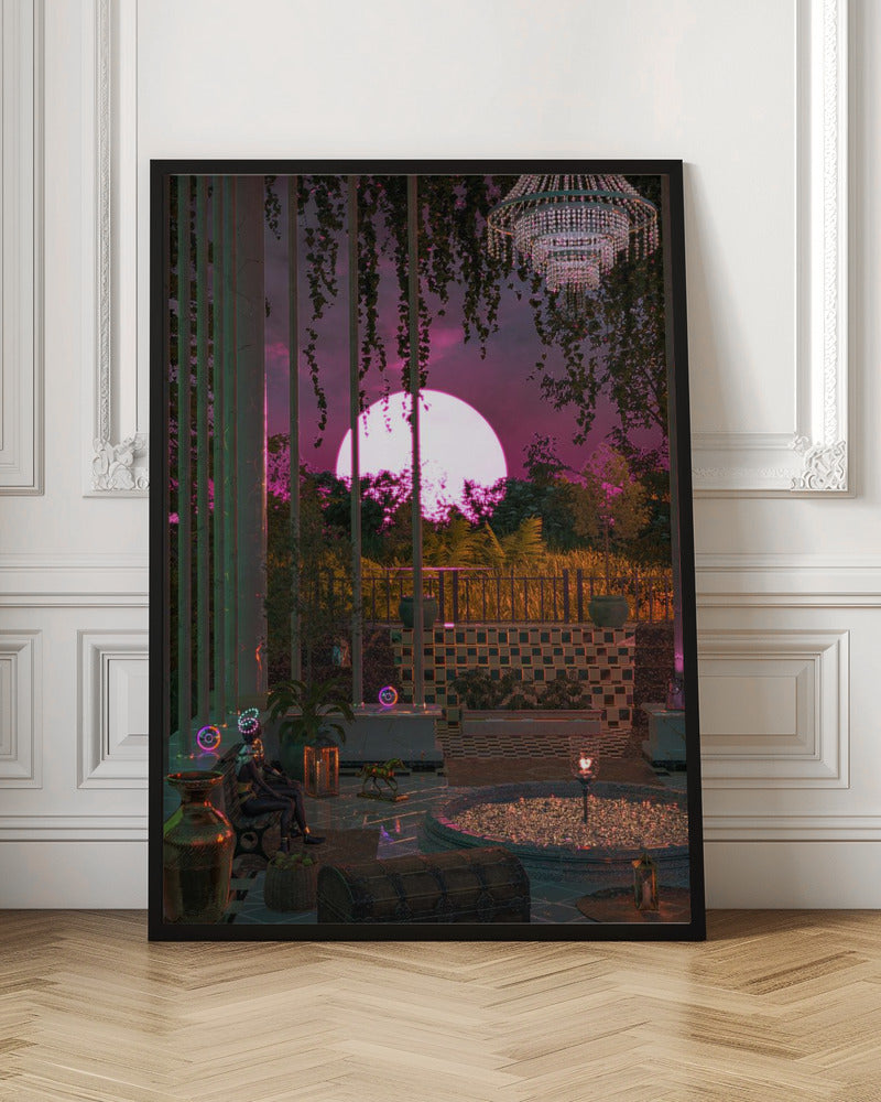 Purple Moon Palace Poster