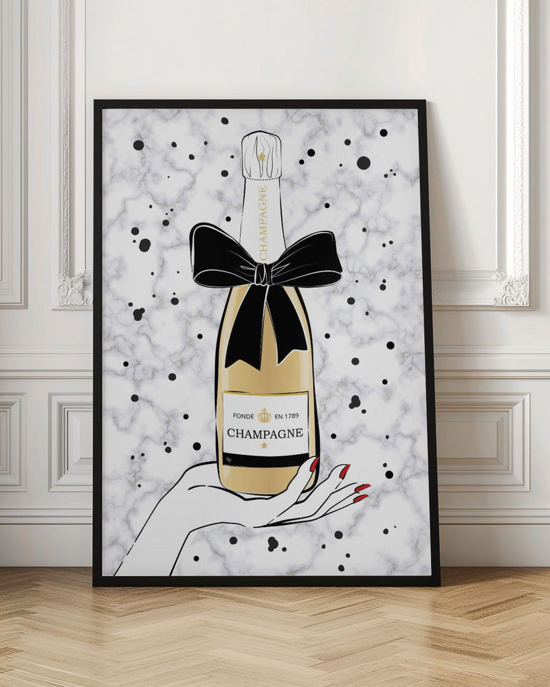 Holding Champagne Poster