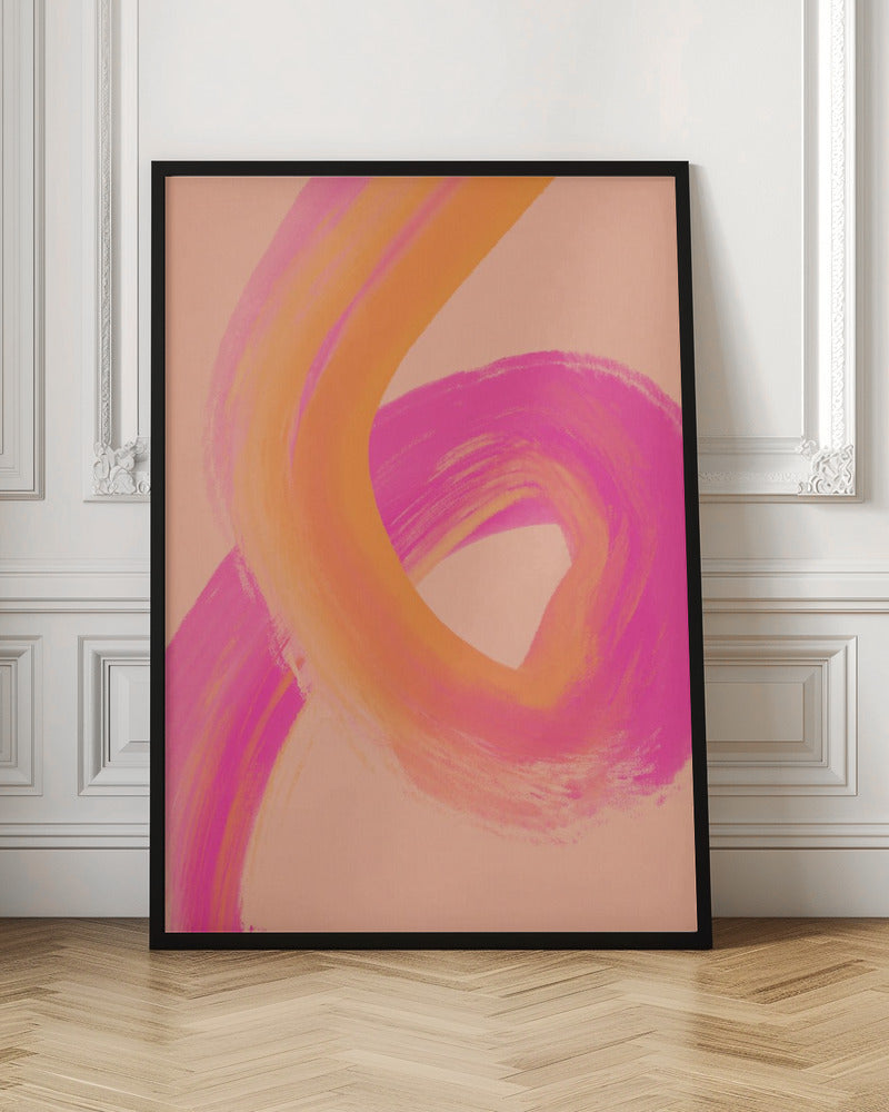 Color Strokes No 13 Poster