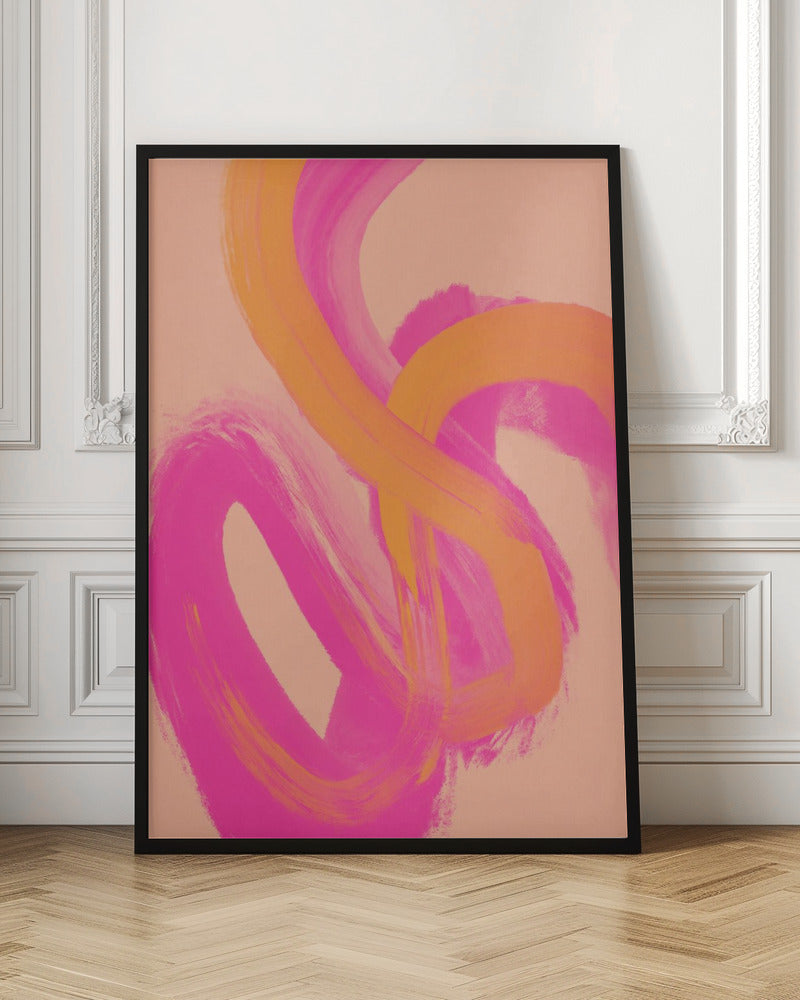 Color Strokes No 14 Poster