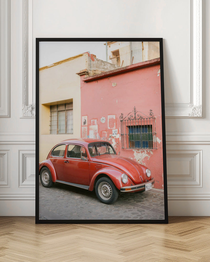 Volskwagen Beetle in Oaxaca Poster