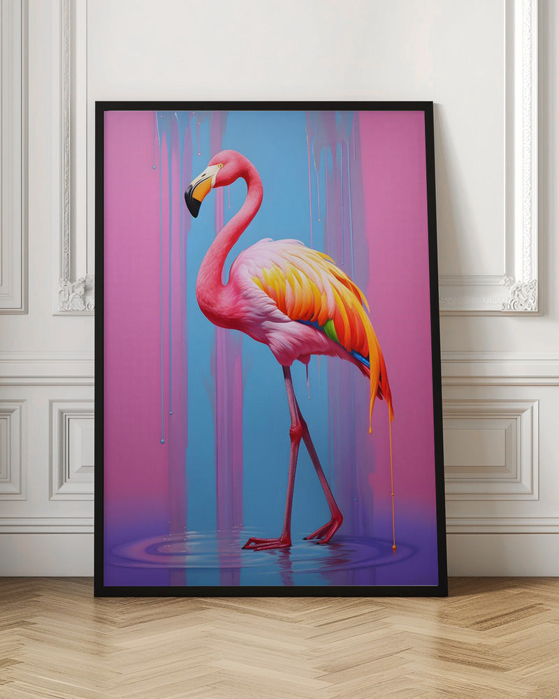 Flamingo Pop Art Poster