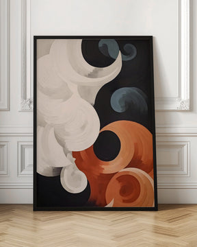 Abstract Clouds No 2 Poster