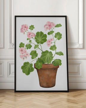 Pink Geranium Poster