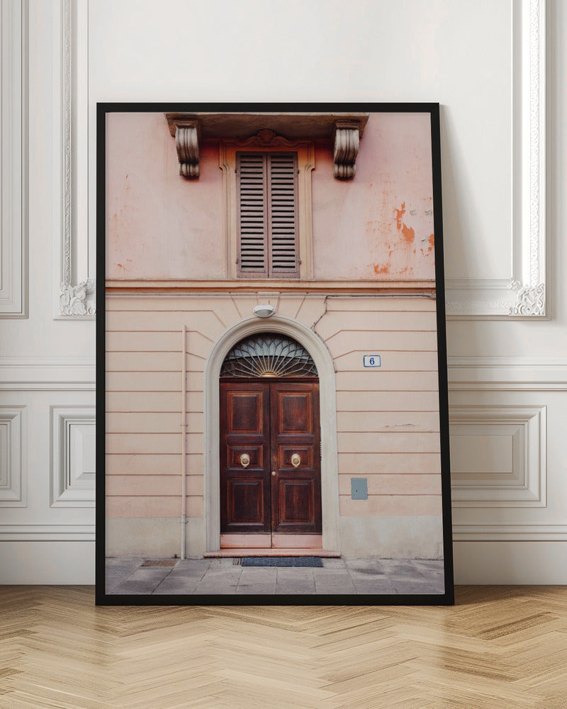 Bologna in Pink | Italy travel photography Poster