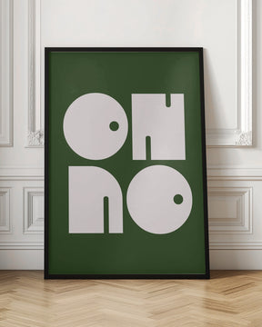 Oh No Green.psdratio 3x4 Print By Bohonewart Poster