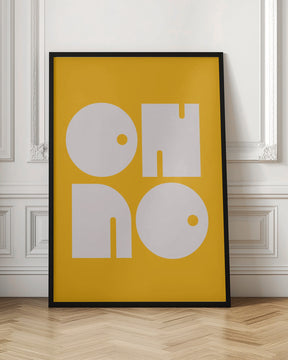 Oh No Yellowratio 3x4 Print By Bohonewart Poster