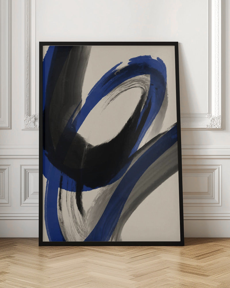 Black And Blue No 2 Poster