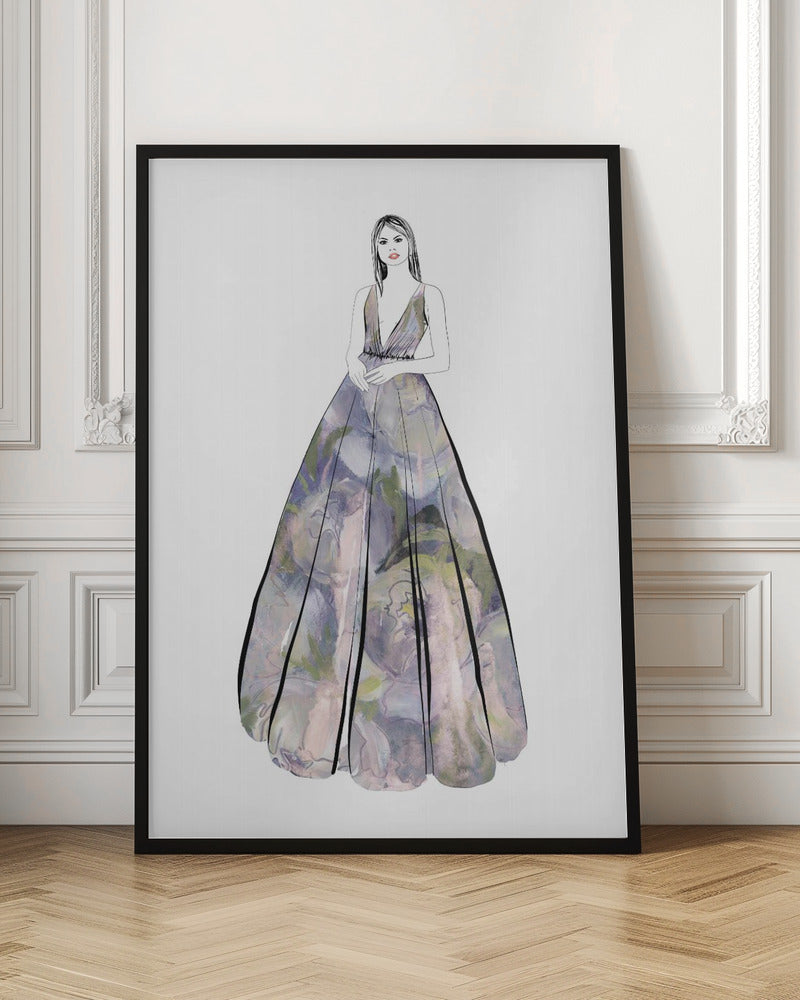 Kaede fashion illustration Poster