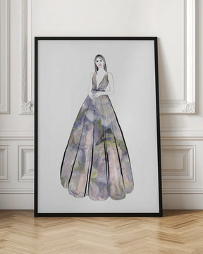 Kaede fashion illustration Poster