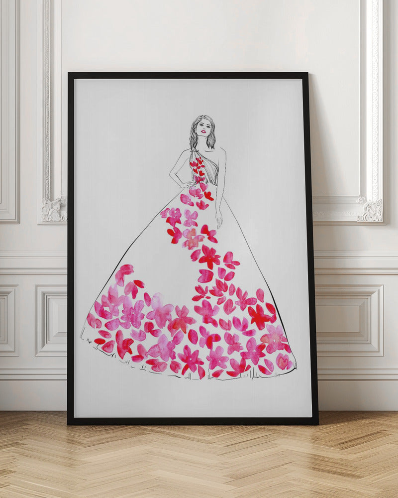 Oleta fashion illustration Poster