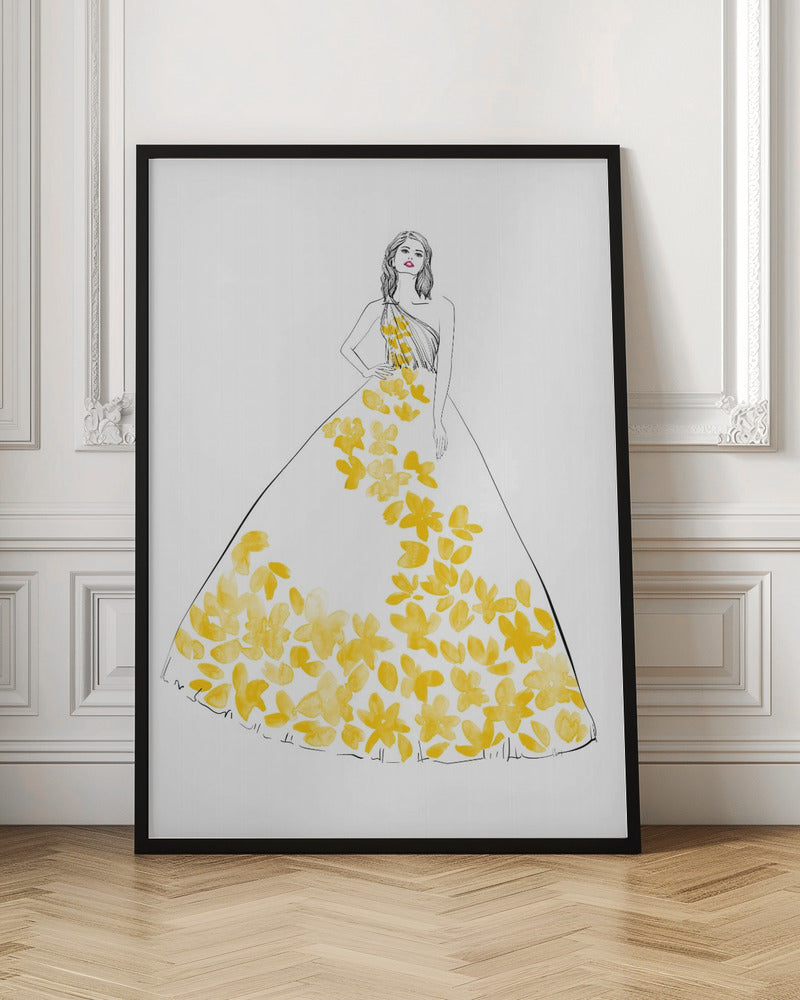 Oleta fashion illustration Poster