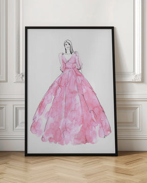 Fini fashion illustration Poster