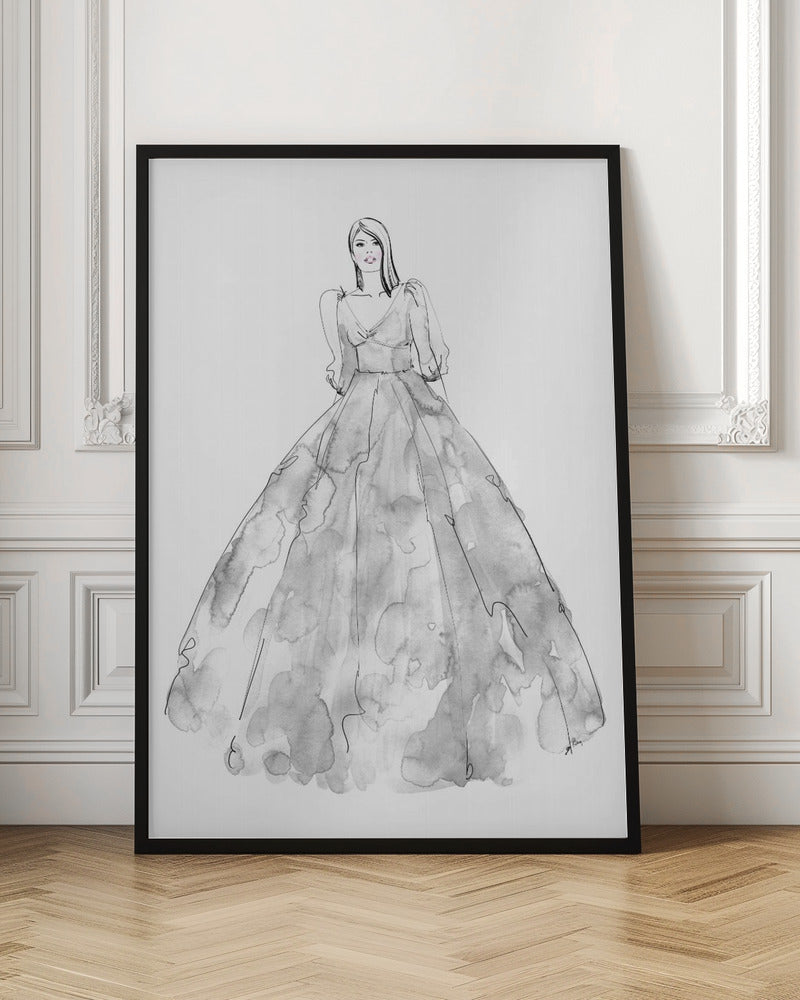 Fini fashion illustration Poster