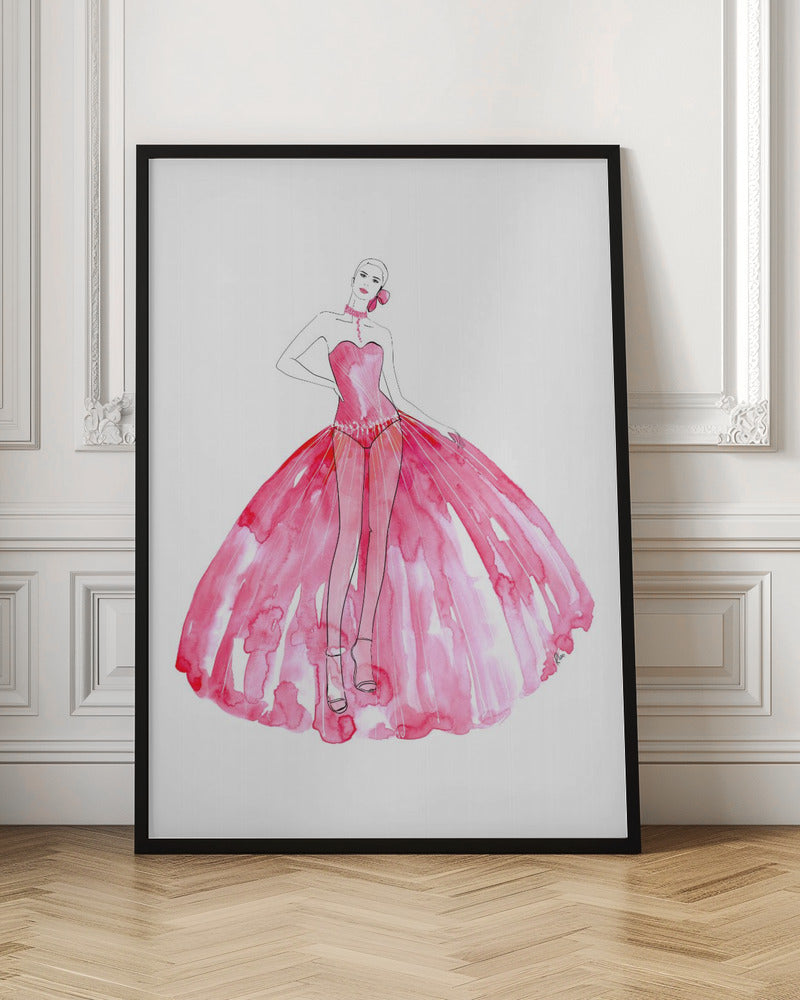 Beren fashion illustration Poster