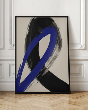 Black And Blue No 3 Poster