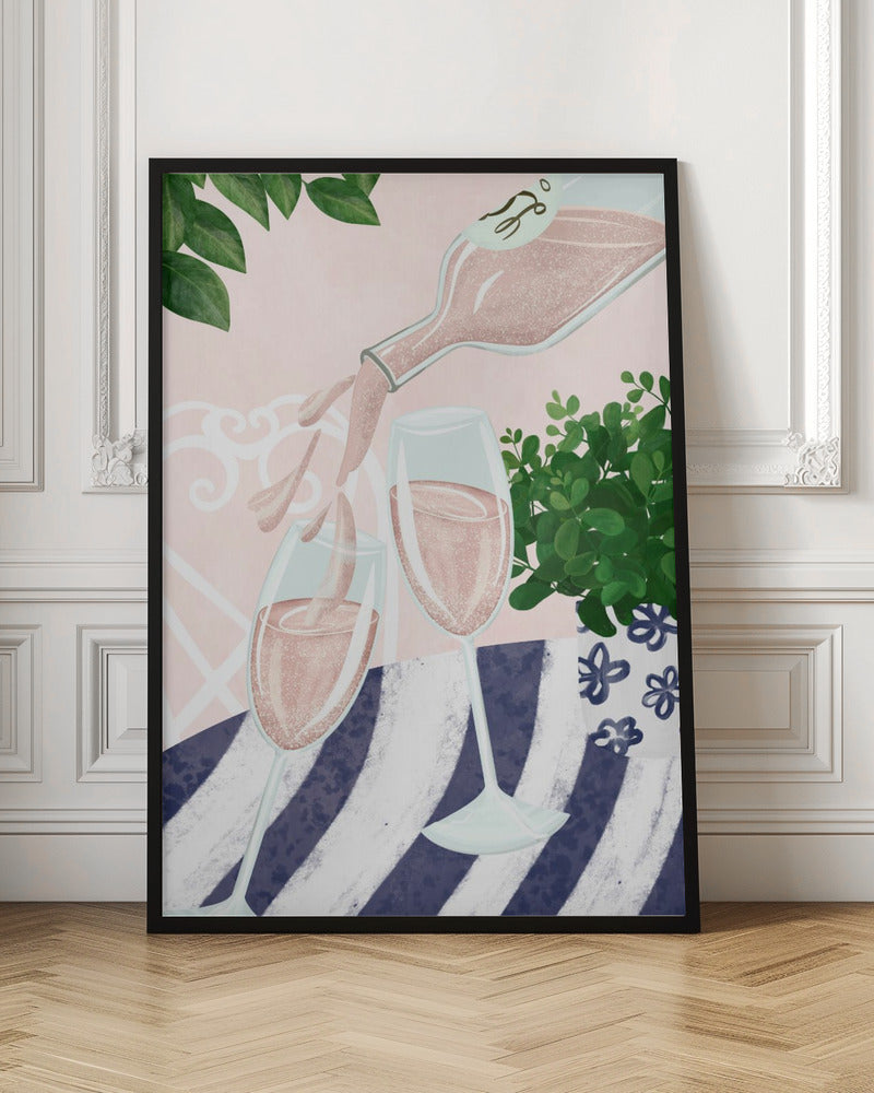 Sparkling rosé Poster