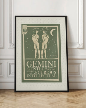 Gemini Zodiac Poster Poster